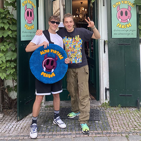 Drippy Rugs and Almo Vintage Prague
